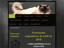 Tablet Screenshot of le-club-du-chat-ragdoll-ou-ccr.com